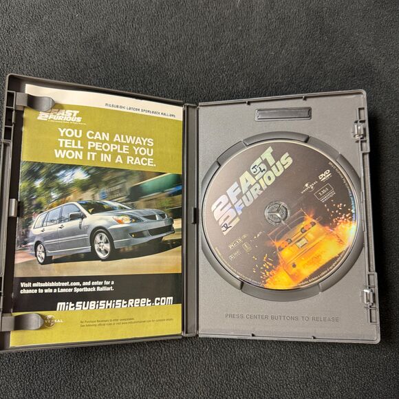 2 Fast 2 Furious DVD Widescreen Edition Paul Walker PG13 Action Adventure Movie - Picture 4 of 7